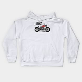 Triumph Bonneville Bobber Red Kids Hoodie